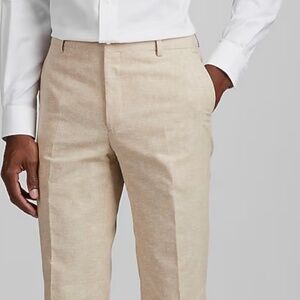 Jos. A. Bank Mens Slim Fit Linen Blend Pants
